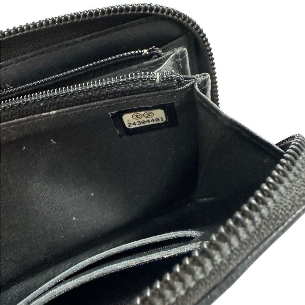 Chanel Black Quilted Wallet Gold Hardware - Picture 4 of 8
